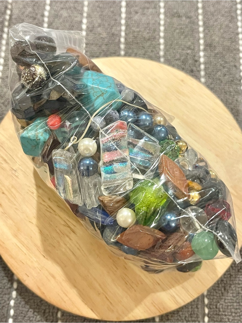 🌑BULK One Pound Estate Collection Craft Glass Beads Mix for DIY🌑 - Picture 4 of 4